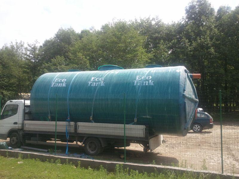 Stație de epurare ECO TANK în producție, fabrică Brașov