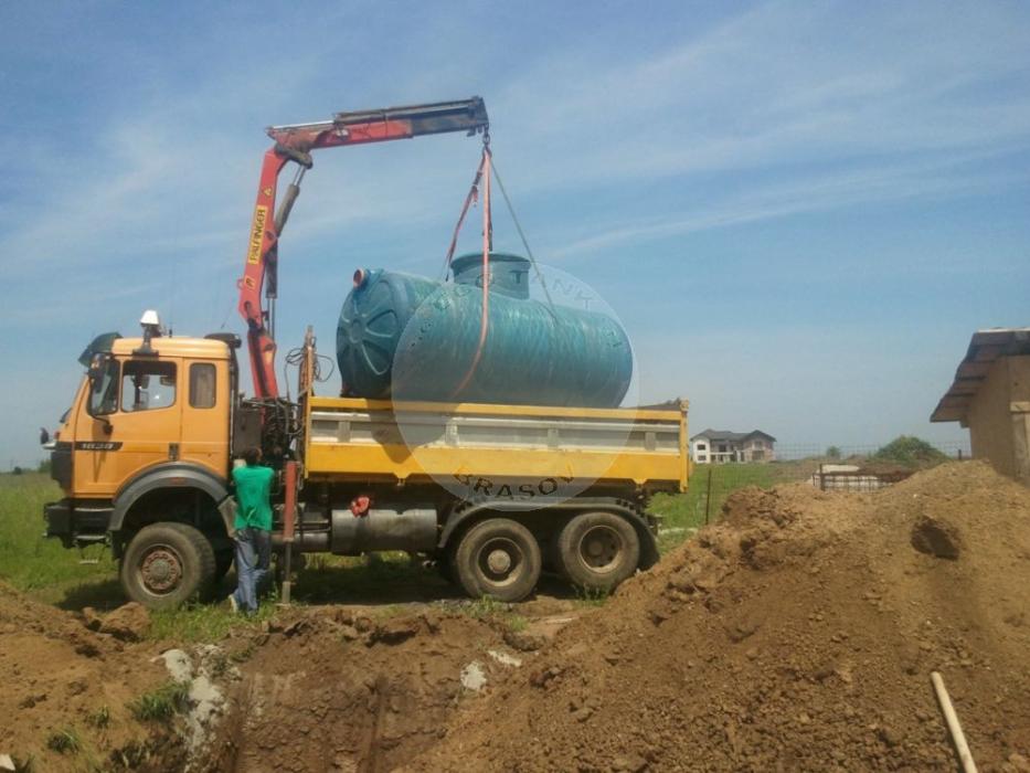 Instalare stație SBR ECO TANK 150 PE — șantier rezidențial