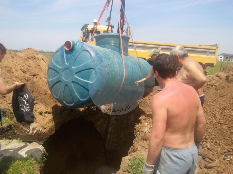Stație de epurare ECO TANK — detaliu suflante Hiblow JP