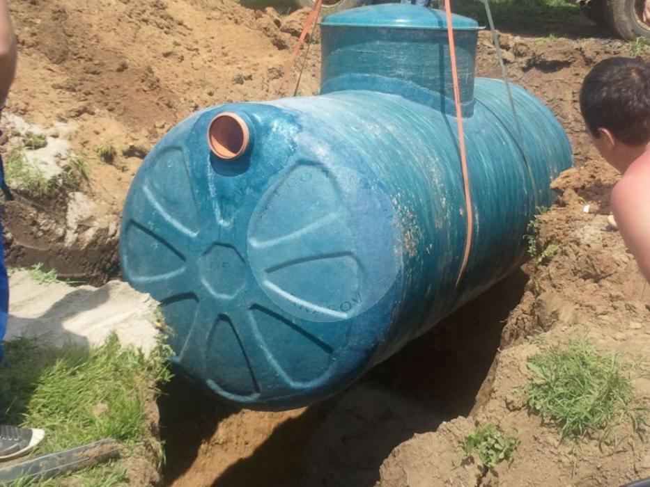 Transport și livrare stație epurare ECO TANK pe flatbed