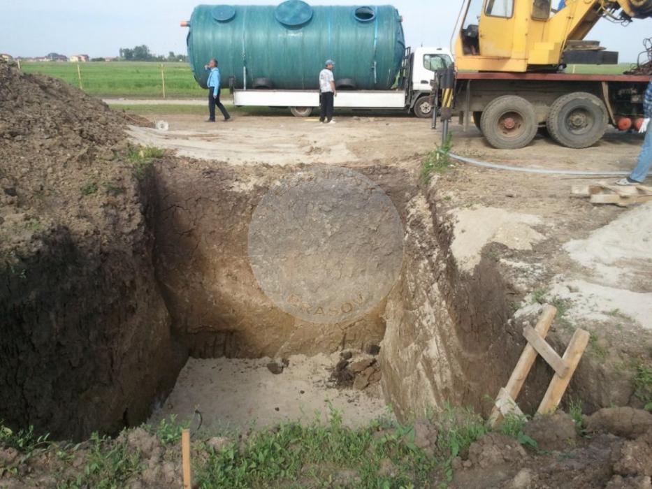 Stație de epurare ECO TANK instalată — nivel final finisaj