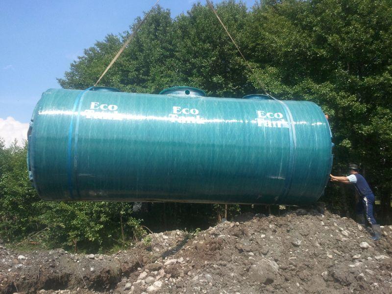 Stație de epurare ECO TANK pregătire livrare, fabrică Brașov