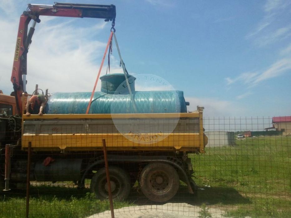 Producție stație epurare ECO TANK — corp PAFS fibră de sticlă